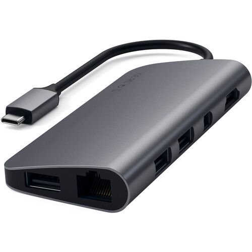 사테치 Satechi 9-in-1 USB Type-C Multimedia Adapter (Space Gray)