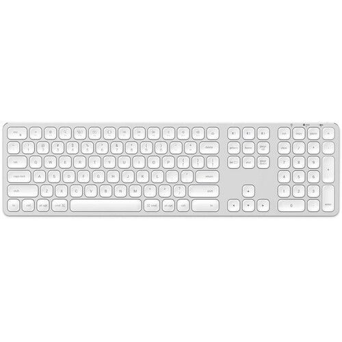 사테치 Satechi Aluminum Bluetooth Wireless Keyboard for Mac (Silver)