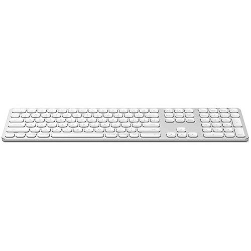 사테치 Satechi Aluminum Bluetooth Wireless Keyboard for Mac (Silver)