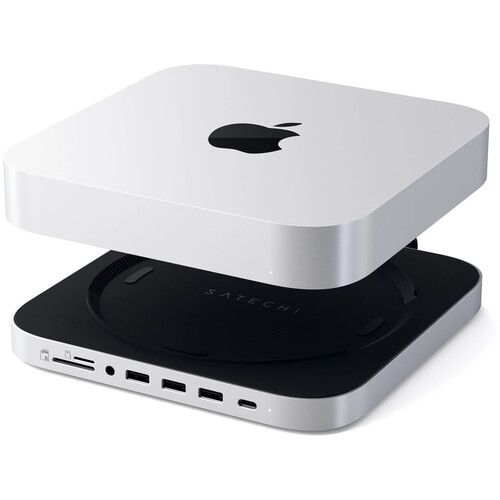 사테치 Satechi Stand & Hub with M.2 SSD Enclosure for Apple Mac Mini and Mac Studio