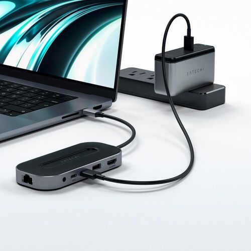 사테치 Satechi 6-in-1 USB4 Multi-Port Adapter with 2.5Gb Ethernet