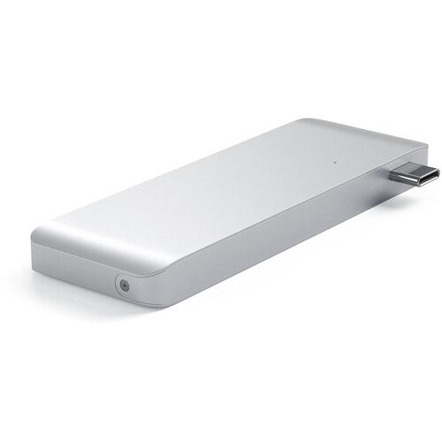 사테치 Satechi USB Type-C Passthrough Hub (Silver)