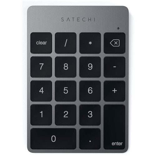 사테치 Satechi Slim Wireless Bluetooth Keypad (Space Gray)