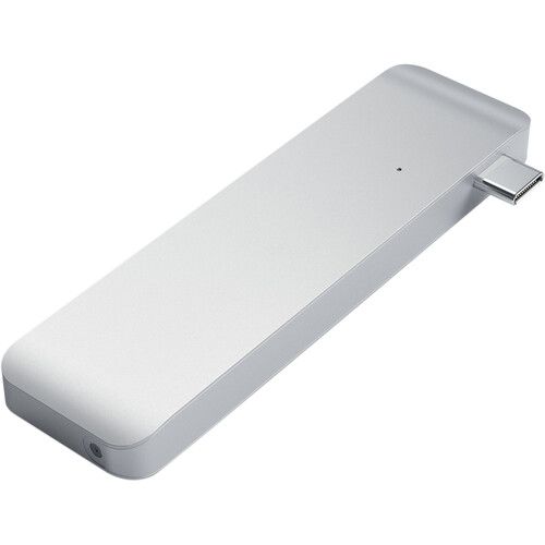사테치 Satechi USB 3.0 Type-C 3-In-1 Combo Hub (Silver)