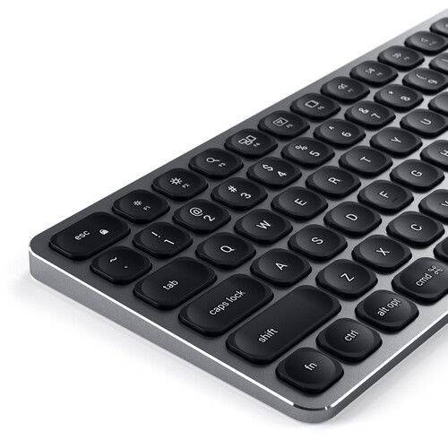 사테치 Satechi Aluminum Wired USB Keyboard for Mac (Space Gray)