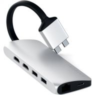 Satechi USB Type-C Dual Multimedia Adapter (Silver)