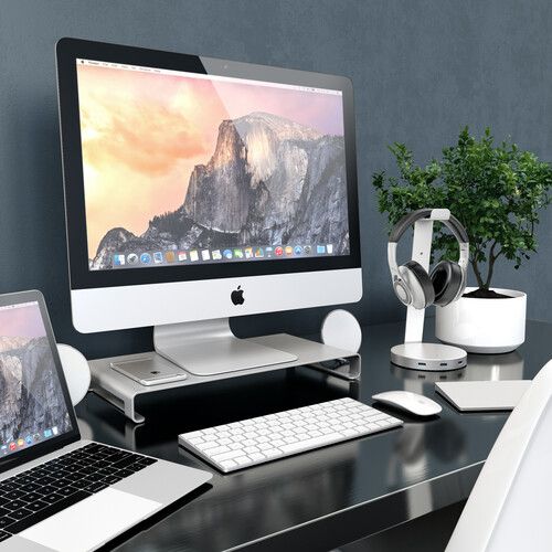 사테치 Satechi Aluminum Monitor Stand (Silver)