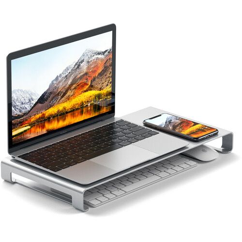 사테치 Satechi Aluminum Monitor Stand (Silver)