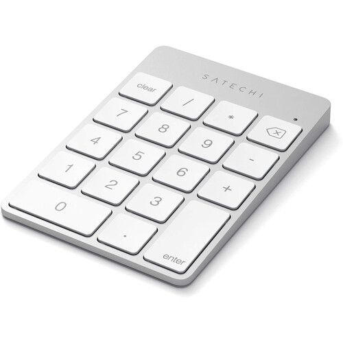 사테치 Satechi Slim Wireless Bluetooth Keypad (Silver)