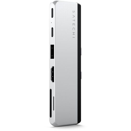 사테치 Satechi 6-in-1 Dual USB-C Hub for Surface Pro 9 (Platinum)