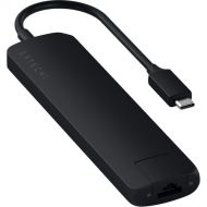 Satechi Slim Aluminum USB Type-C Multi-Port Adapter V2 (Black)
