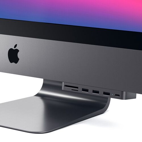 사테치 Satechi Aluminum USB Type-C Clamp Hub Pro (Space Gray)