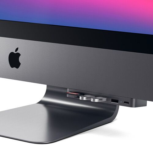 사테치 Satechi Aluminum USB Type-C Clamp Hub Pro (Space Gray)