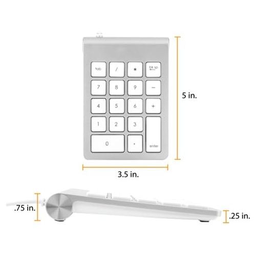 사테치 [아마존베스트]Satechi Ziffernblock USB Aluminium-Finish