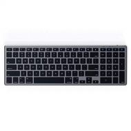 Satechi Aluminum Slim Wireless Keyboard with Numeric Keypad & 4-Device Sync - Compatible with iMac Pro/iMac, 2018 Mac Mini, 2018 iPad Pro, 2018 MacBook Pro/Air, MacBook, iPhone Xs