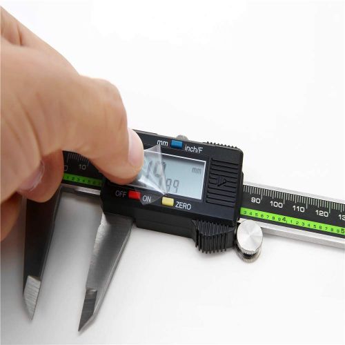  [아마존베스트]Sattiyrch Digital Caliper Stainless Steel with Large LCD Screen 6 Inch Millimeter Fractions Conversion Electronic Vernier Caliper Measuring Tool (6 inch)