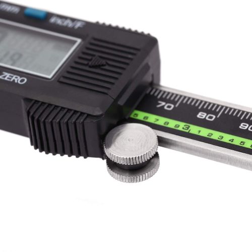  [아마존베스트]Sattiyrch Digital Caliper Stainless Steel with Large LCD Screen 6 Inch Millimeter Fractions Conversion Electronic Vernier Caliper Measuring Tool (6 inch)