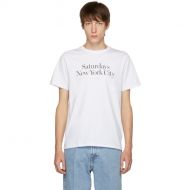 Saturdays NYC White Miller Standard T-Shirt