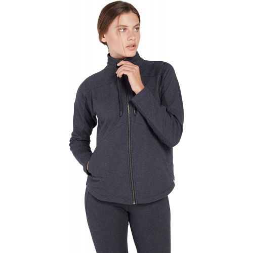  Satva Womens Super Soft Organic Cotton Full Zip Jacket Sweatshirt -GIRI JACKET