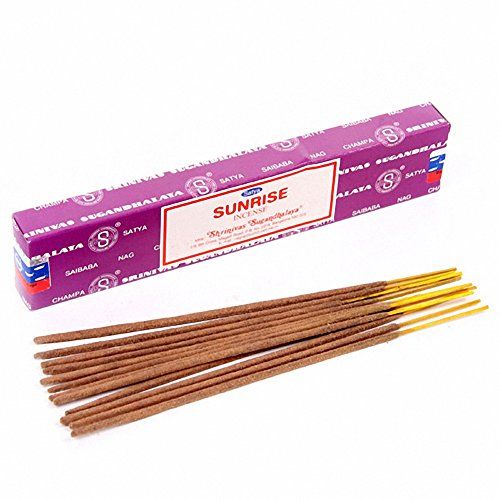  인센스스틱 Satya Nag Champa Sunrise Incense Sticks (Single Pack)