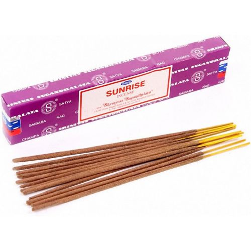  인센스스틱 Satya Nag Champa Sunrise Incense Sticks (Single Pack)