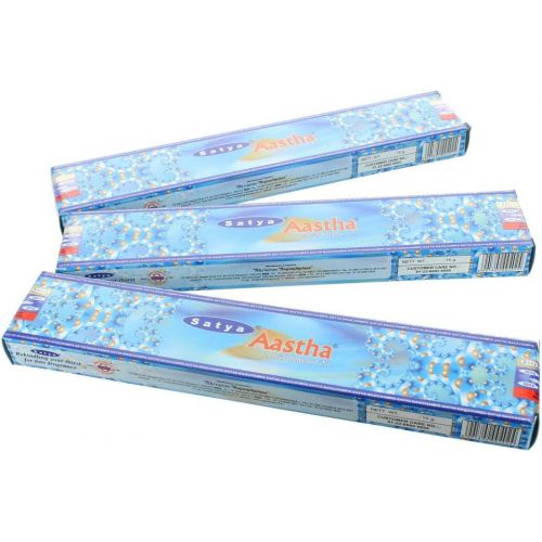  인센스스틱 Satya Aastha, The Trust Incense Sticks - 3 Packs