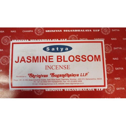  인센스스틱 Satya Satya Sai Baba Jasmine Blossom Nag Champa Incense Sticks (15 sticks)