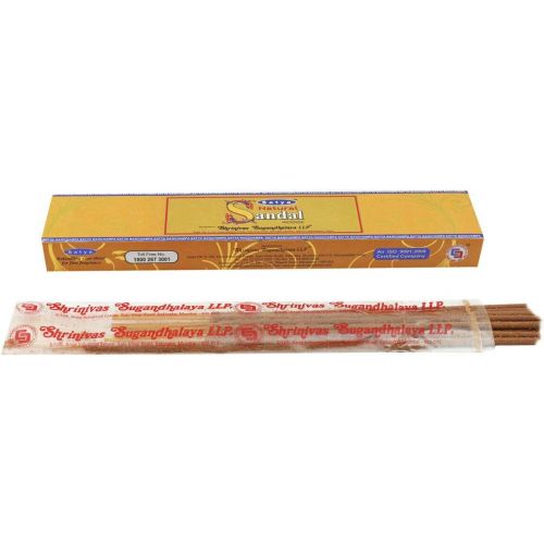  인센스스틱 Satya Natural Sandal Incense Sticks 12 Count Box 180g