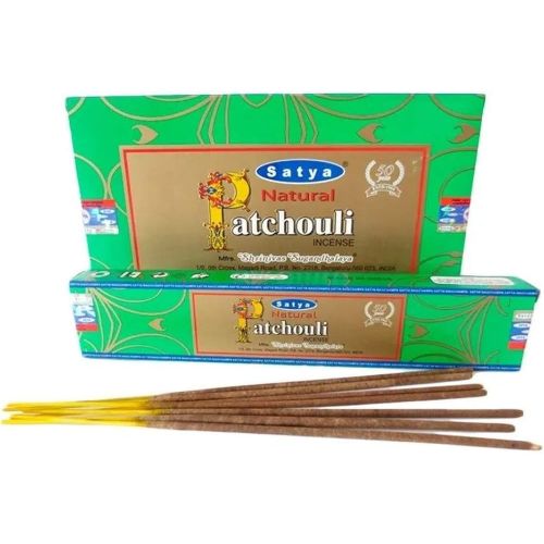  인센스스틱 Satya Natural Patchouli Incense Sticks (Box Of 12 Packs)