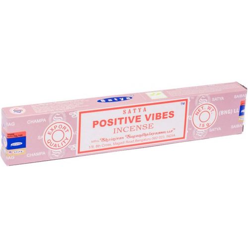  인센스스틱 Satya Positive Vibes Incense Sticks 15 grams or about 15 Sticks