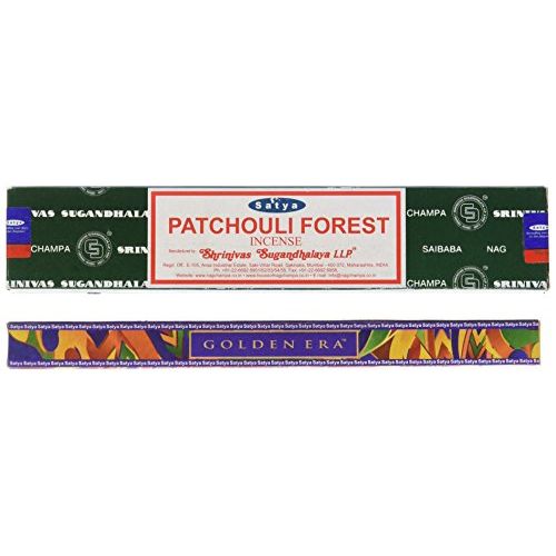  인센스스틱 Satya Satya Sai Baba Patchouli Forest Nag Champa Incense Sticks (15 sticks)