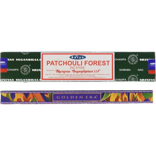  인센스스틱 Satya Satya Sai Baba Patchouli Forest Nag Champa Incense Sticks (15 sticks)