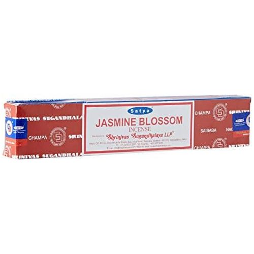  인센스스틱 Satya Nag Champa Jasmine Blossom Incense Sticks, Box 12 Piece