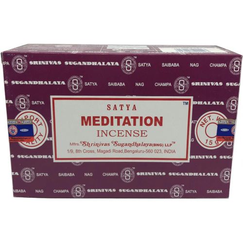  인센스스틱 Satya Sai Baba Nag Champa- Meditation Incense Sticks - Pack of 2 (15 Gram Each)