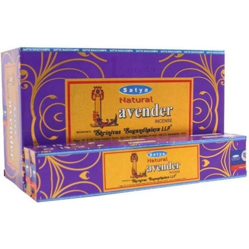  인센스스틱 Satya Natural Lavender Incense Sticks 180 Grams Full Box