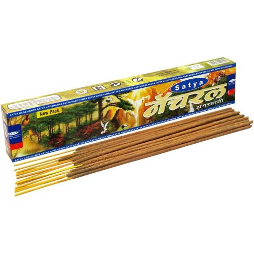  인센스스틱 Satya Natural Agarbatti Pack of 6 Incense Sticks Boxes 15gms Each Supreme Quality Incense Sticks for Relaxation, Positivity and Peace