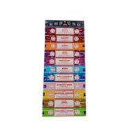 인센스스틱 Satya Incense Set 12 x 15gram Includes: Nag, Super Hit, Oodh, Positive Vibes, Namaste, Champa, Opium, Reiki, Spiritual Healing, Karma, Traditional Ayurveda and Meditation, Wood, Mu