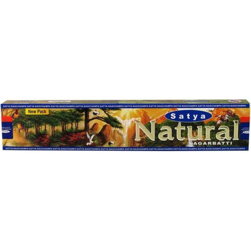  인센스스틱 Satya Natural Agarbatti Pack of 12 Incense Sticks Boxes 15gms Each Supreme Quality Incense Sticks for Relaxation, Positivity and Peace