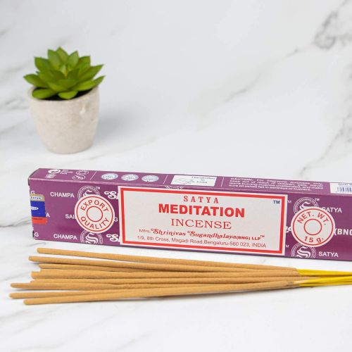  인센스스틱 Satya Incense Sticks Meditation Incense Sticks 12 x 15 grams 180Grams