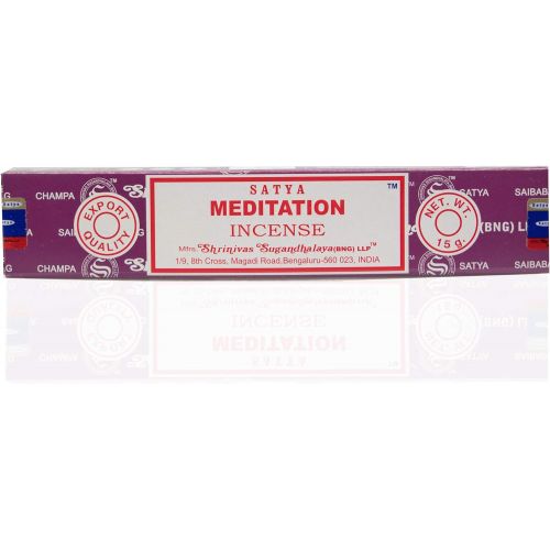  인센스스틱 Satya Incense Sticks Meditation Incense Sticks 12 x 15 grams 180Grams