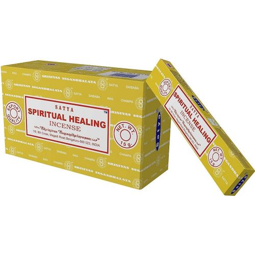  인센스스틱 Satya Nag Champa Spiritual Healing Incense Sticks, 12 Count