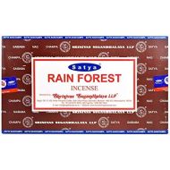 인센스스틱 Satya Nag Champa Rainforest Incense Sticks (Whole Case)