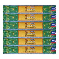 인센스스틱 Satya Trumiri Satya Natural Patchouli Agarbatti Pack of 6 Incense Sticks Boxes, 15gms Each, Traditionally Handrolled in India, Candles with Natural Scent for Prayers, Meditation, Yoga, Relaxatio