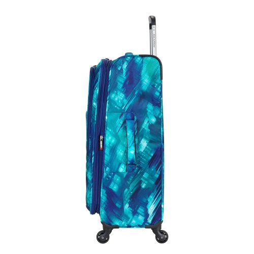  Saucony Ricardo Beverly Hills Luggage Sea Cliff 29 Spinner Upright Suitcase, Watercolor Blue