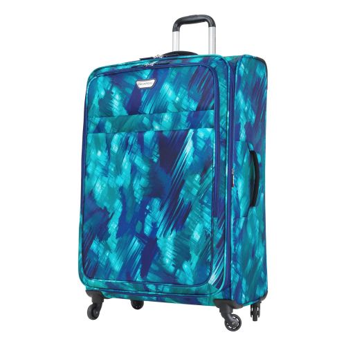  Saucony Ricardo Beverly Hills Luggage Sea Cliff 29 Spinner Upright Suitcase, Watercolor Blue