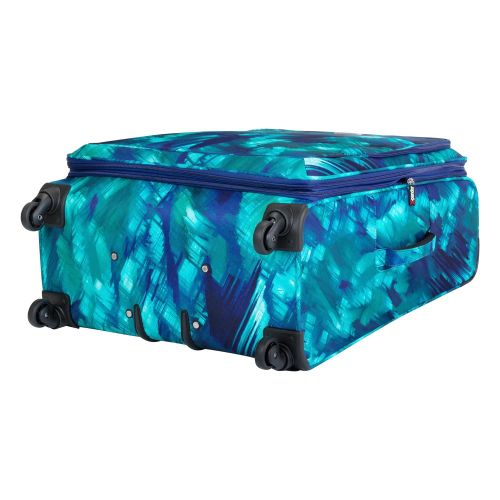  Saucony Ricardo Beverly Hills Luggage Sea Cliff 29 Spinner Upright Suitcase, Watercolor Blue