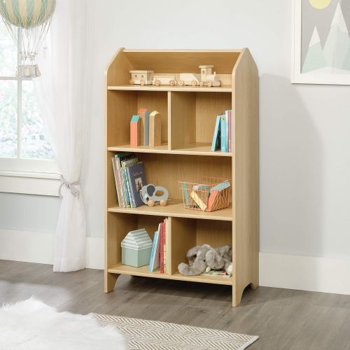  Sauder 422430 Pinwheel DollhouseBookcase, L: 28.03 x W: 15.98 x H: 50.00, Urban Ash Finish