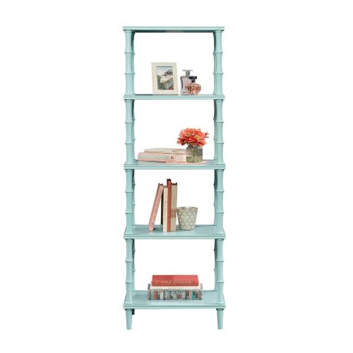  Sauder 419516 Eden Rue Tower Etagere, L: 18.50 x W: 14.49 x H: 54.84, Seafoam Finish