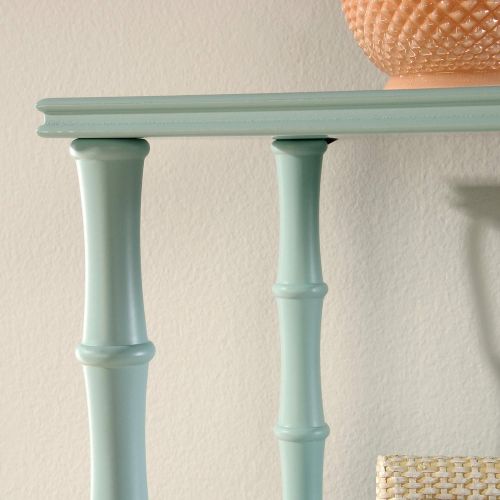  Sauder 419516 Eden Rue Tower Etagere, L: 18.50 x W: 14.49 x H: 54.84, Seafoam Finish