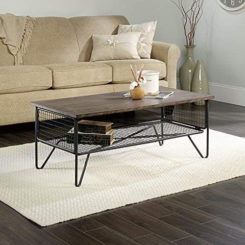  Sauder 420245 New Grange Coffee Table, L: 42.44 x W: 21.50 x H: 16.54, Walnut finish